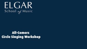 Photo of the artist All-comers Circle singing workshop