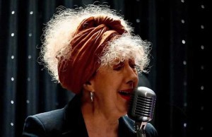 Photo of the artist Sue Fear with Life